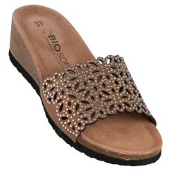 Nora Bronze Sandalen Damen Größe 37 - 43 - Bronze