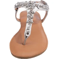 Fashion Rhinestones-Sandals - Silber -Schuh Verkaufs-Shop 27215233 04