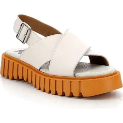 Kickers Kick Fact Klassische Sandalen - Weiß-kombi