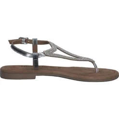 Tamaris T-Steg-Sandalen - Silber -Schuh Verkaufs-Shop 27473155 03
