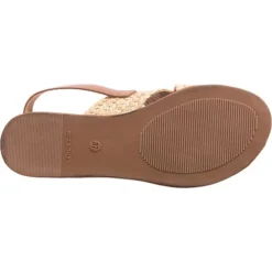 J&F Criss Cross Sandalen - Natur -Schuh Verkaufs-Shop 27683098 07