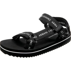 Armani Exchange Klassische Sandalen - Schwarz