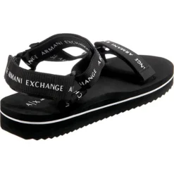 Armani Exchange Klassische Sandalen - Schwarz -Schuh Verkaufs-Shop 28898066 05