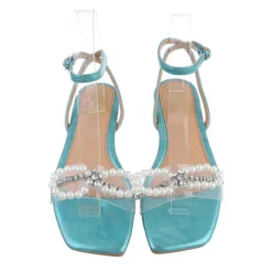 Riemchensandalen Schnalle, Blockabsatz, Perlen, Strass -Schuh Verkaufs-Shop 29127090 04