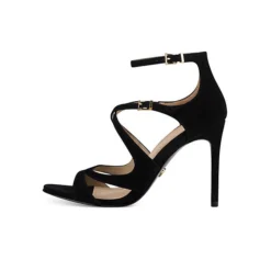 Tamaris Damen Sandalen Sandalette 1-28364-20 Schwarz 001 Black Leder Klassische Sandalen - Schwarz -Schuh Verkaufs-Shop 29211445 03