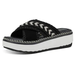 Tamaris Damen Sandalen 1-27216-20 Schwarz 001 Black Leder Klassische Sandalen - Schwarz