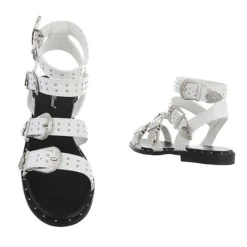 Riemchensandalen Schnalle, Flach, Nieten -Schuh Verkaufs-Shop 29229536 03