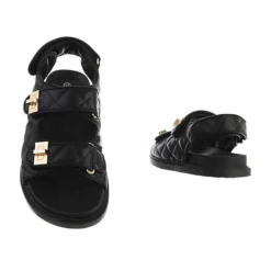 Riemchensandalen Klettverschluss, Flach, Riemen 5 Riemchensandalen Klettverschluss, Flach, Riemen -Schuh Verkaufs-Shop 29239237 03