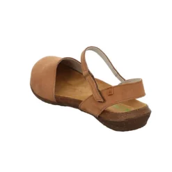 El Naturalista Damen Riemchensandalen Wakataua Sandale Fußbett Bequem Freizeit Nubukleder Uni Riemchensandalen - Gelb -Schuh Verkaufs-Shop 29444200 07