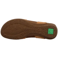 El Naturalista Damen Riemchensandalen Wakataua Sandale Fußbett Bequem Freizeit Nubukleder Uni Riemchensandalen - Gelb -Schuh Verkaufs-Shop 29444200 09