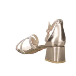 Buffalo Damen Riemchensandalen Lilly Glam Sandalette Fußbett Bequem Freizeit Synthetik Uni Riemchensandalen - Rosegold -Schuh Verkaufs-Shop 29545459 07