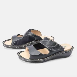 Pantoletten/Hausschuhe Rica - Schwarz