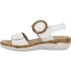 Remonte R6853 Sandale Damen Klassische Sandalen - Weiß