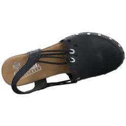 Rieker Damen Riemchensandalen Sandalette Fußbett Bequem Freizeit Synthetik Uni Riemchensandalen - Schwarz -Schuh Verkaufs-Shop 29822120 08