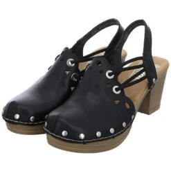 Rieker Damen Riemchensandalen Sandalette Fußbett Bequem Freizeit Synthetik Uni Riemchensandalen - Schwarz -Schuh Verkaufs-Shop 29822120 10