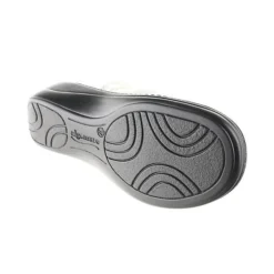 Pantoletten Metallic Lederfutter Komfort-Sandalen - Grau -Schuh Verkaufs-Shop 29904620 07