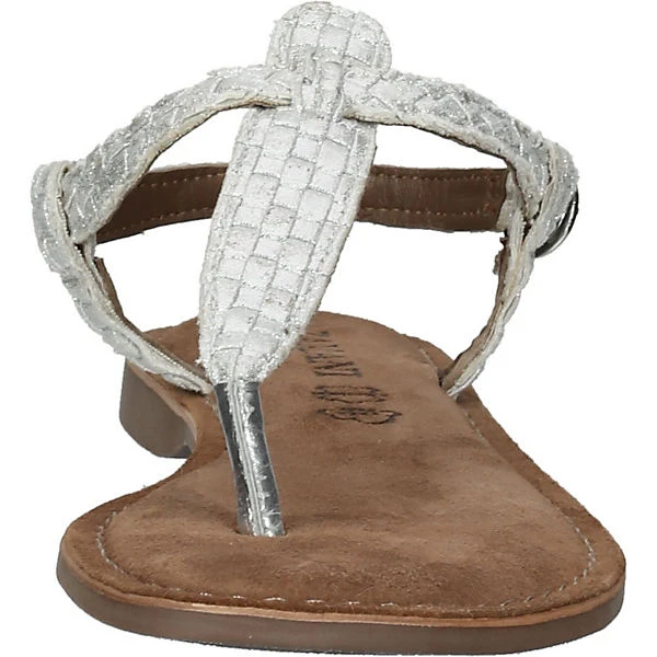 Lazamani Zehensteg T-Steg-Sandalen - Silber 3 Lazamani Zehensteg T-Steg-Sandalen - Silber – Bild 3