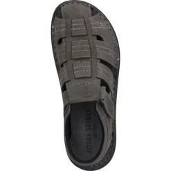 Josef Seibel Vincent 06 | Sandale Für Herren | Grau Vincent 06, Asphalt Klassische Sandalen - Grau -Schuh Verkaufs-Shop 30015577 09
