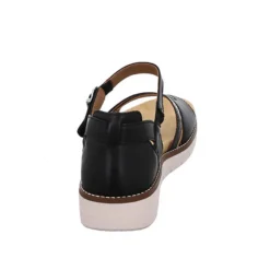 Remonte Damen Sandalen Sandale Fußbett Bequem Freizeit Synthetikkombination Uni Klassische Sandalen - Schwarz -Schuh Verkaufs-Shop 30189029 04