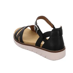 Remonte Damen Sandalen Sandale Fußbett Bequem Freizeit Synthetikkombination Uni Klassische Sandalen - Schwarz -Schuh Verkaufs-Shop 30189029 07