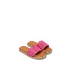 Raffiabast-Pantolette Mit Softem Ziegenleder Klassische Sandalen -Schuh Verkaufs-Shop 30219721 05